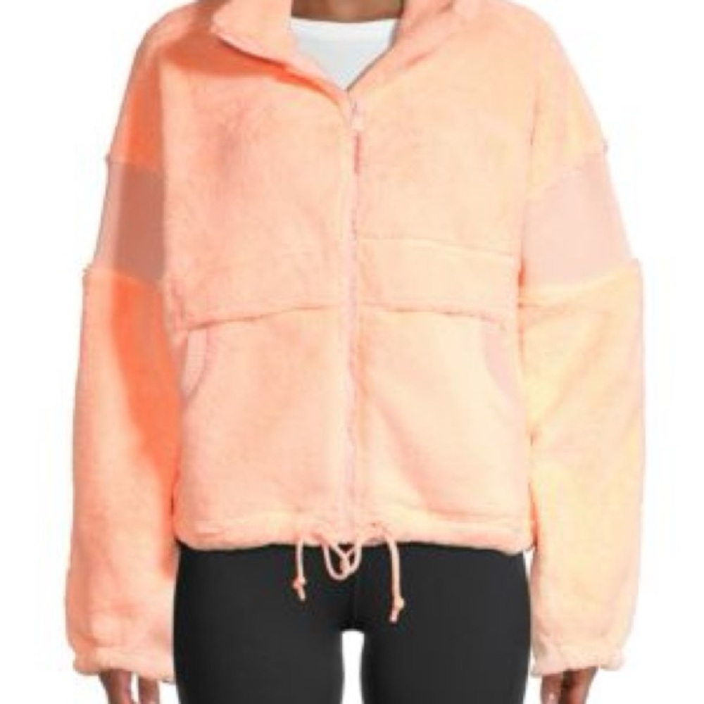 FP Movement by Free People Peach Teddy Jacket - Picture 2 of 6